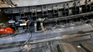 Audi Q7 - Снятие и разборка з.бампера.