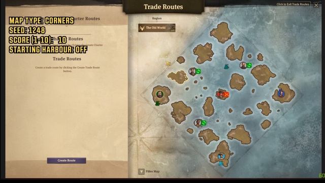 Anno1800 - Best Map Seeds For Corner Map Type!