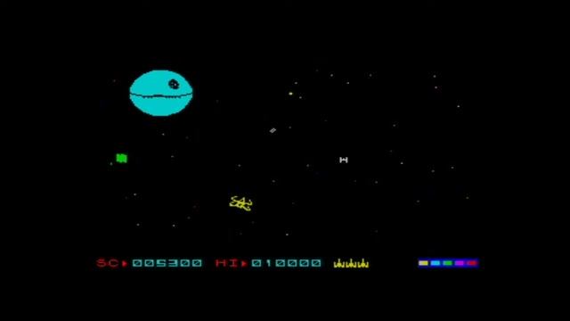 Death Star Interceptor (1985 / 128k AY version) Walkthrough, ZX Spectrum смотреть онлайн