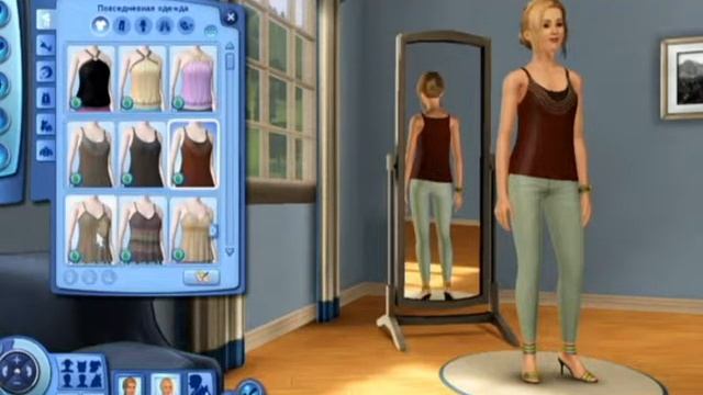Sims 3 Райские острова: Обзор причесок и одежды. смотреть онлайн