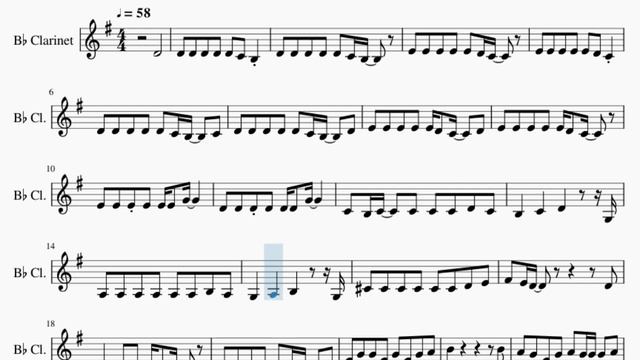 SUPER EASY Clarinet Sheet Music: How to play World's Smallest Violin by AJR смотреть онлайн