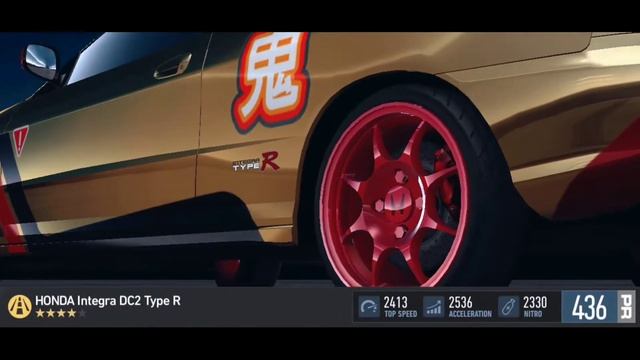 NFS No Limits | Winning Honda Integra DC2 (Brothers Of Blackridge ) | On (VIP Level - 0) + Modshop