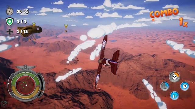 Red Wings - Aces of the Sky (PS4 Gameplay Parts 1 & 2) смотреть онлайн