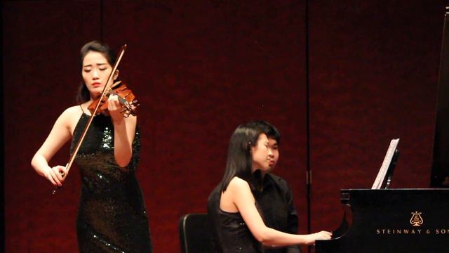 Junqi Tang, Violin, Plays Dvorak Romance, With Sanwei Zhang, Piano