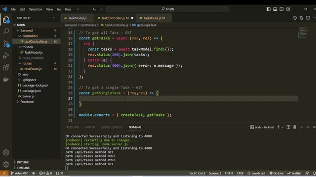 MERN Stack Tamil #06 | Express GET APIs Tamil | Reading entries in MongoDB Tamil смотреть онлайн