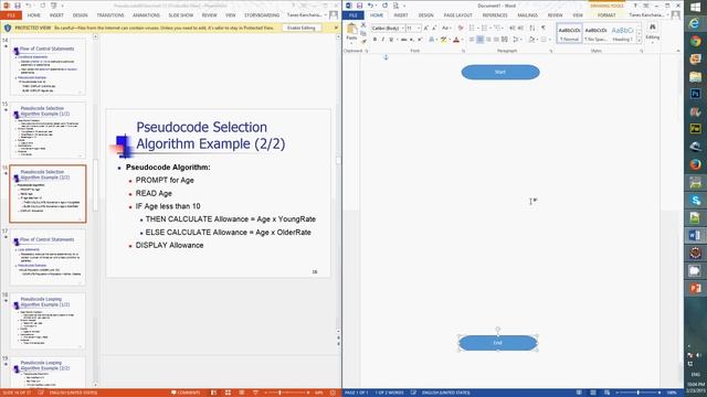 Chapter3 Flowchart Pseudocode смотреть онлайн
