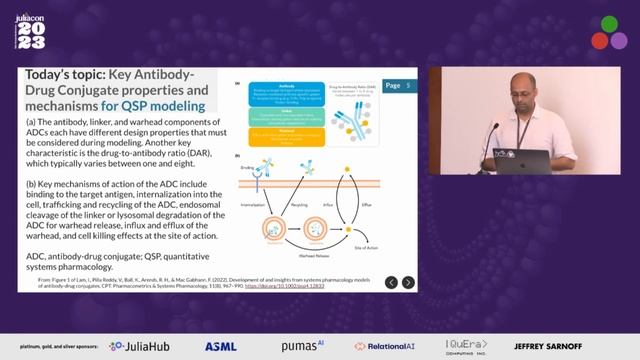 Immuno-Oncology QSP Modeling Using Open-Science Julia Solvers | Ahmed Elmokadem | JuliaCon 2023 смотреть онлайн