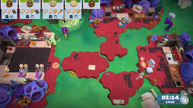 Overcooked 2 - Level 6-2 Survival FALLING APART смотреть онлайн