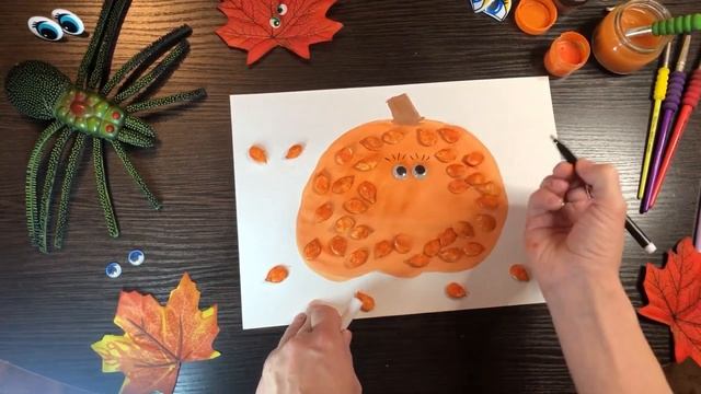 РИСУЕМ НА ТЫКВЕННЫХ СЕМЕЧКАХ смотреть онлайн