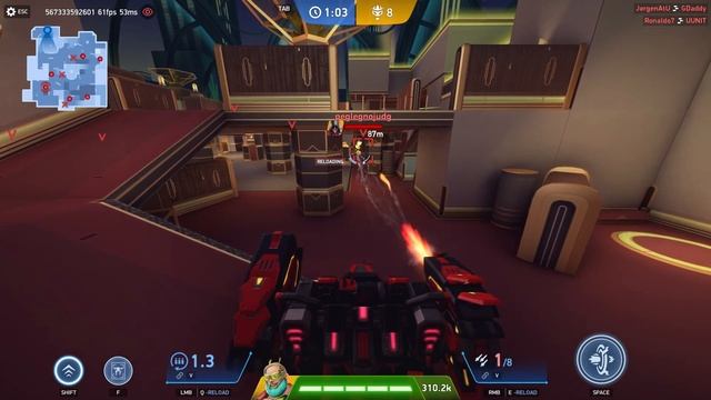 Storm Rack 16 Gatecrasher FFA | Mech Arena PC Gameplay смотреть онлайн