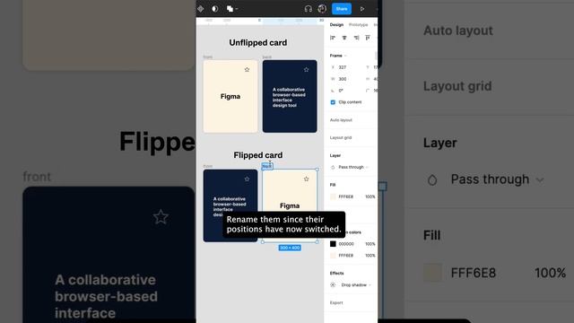 3D flashcard prototype in Figma смотреть онлайн