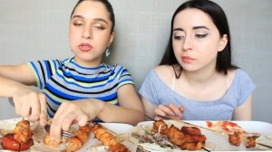 ШАШЛЫК / ОБМАН ВОКРУГ / MUKBANG asmr / Ayka Emilly