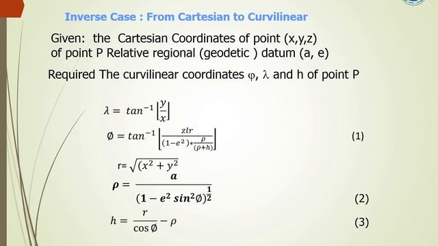 Lecture 3 Geo ; Geodetic Datums And Geodetic Coordinates Lecture смотреть онлайн