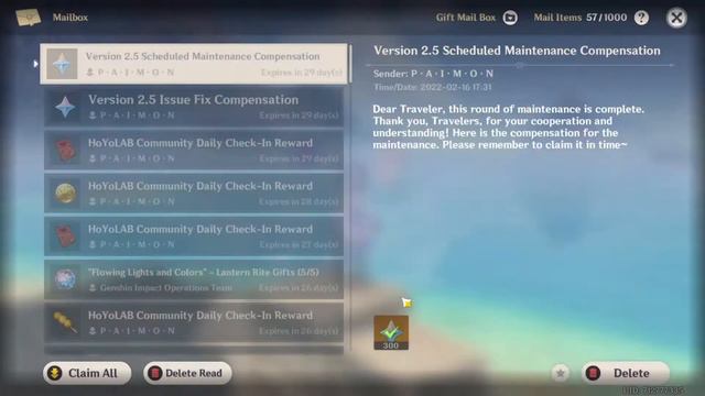 Claiming Unclaimed Email in Genshin Impact смотреть онлайн