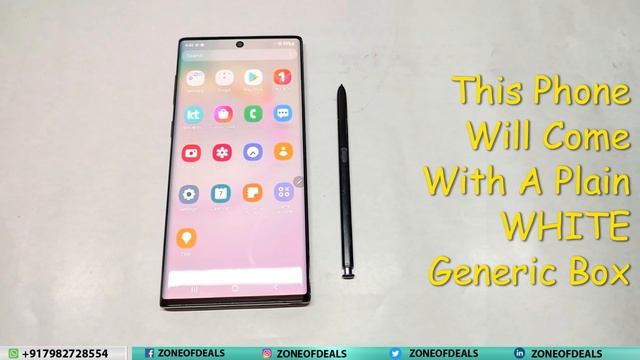Samsung Note 10 - 8GB+256GB - Samsung Galaxy Unboxing - Samsung Smartphone Under 20000 - Zoneofdeal смотреть онлайн