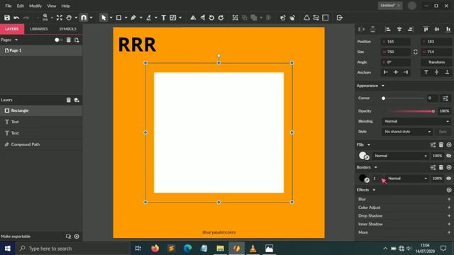 Tutorial 17 - Cara membuat Twibon dengan gravit designer смотреть онлайн