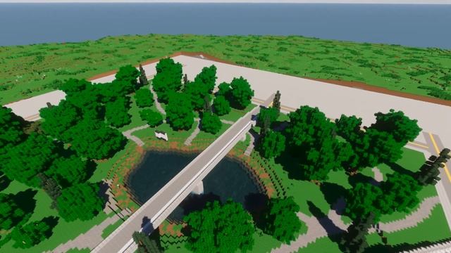 Building a City ep.4 - Park // Minecraft Timelapse смотреть онлайн
