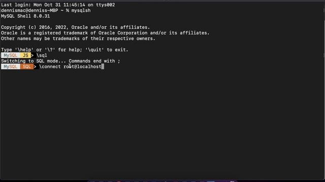 How To Connect To Mysql Database using Mysql Shell смотреть онлайн