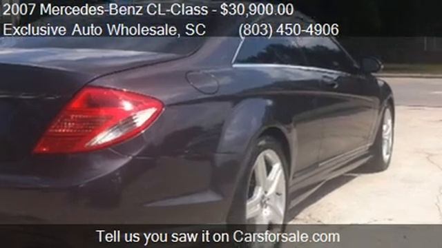 2007 Mercedes-Benz CL-Class CL550 2dr Coupe for sale in Pont смотреть онлайн