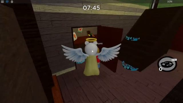 Playing as Angel Piggy - Roblox Piggy смотреть онлайн
