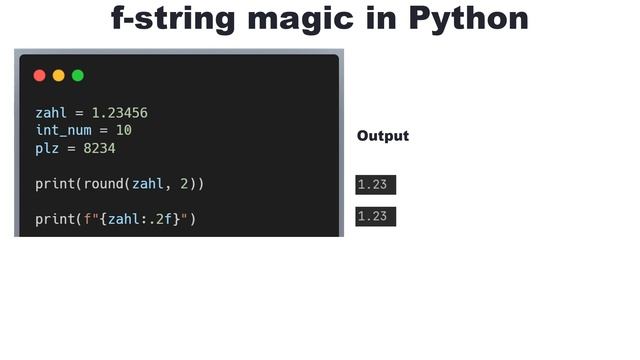 F-String Magic | f"{'Awesome' = :~^13}": ~~~Awesome~~~ | Entdecke die ganze Power der F-Strings! смотреть онлайн