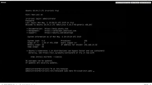 How to set Static IP on Ubuntu Server 18.04 смотреть онлайн