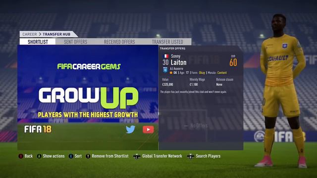 GROW UP: FIFA18 Highest Growing Players смотреть онлайн