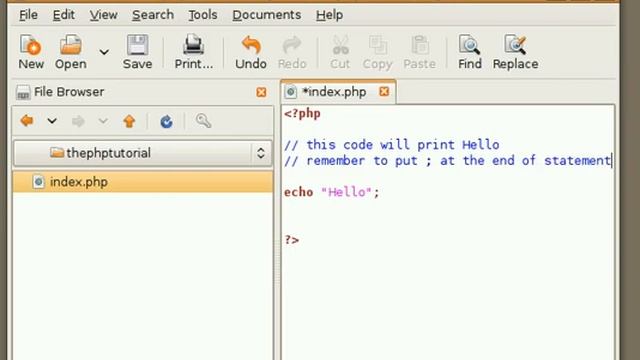 The PHP Tutorial - part 1 - statements, comments, echo смотреть онлайн