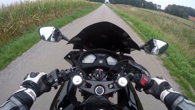 Honda CBR 650f 48ps ? 0 - 100 Km/h Beschleunigung / Acceleration смотреть онлайн
