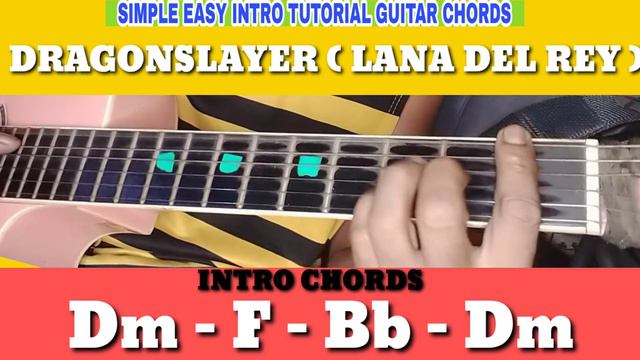 SIMPLE EASY INTRO TUTORIAL GUITAR CHORDS// DRAGONSLAYER ( LANA DEL REY ) смотреть онлайн