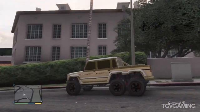 GTA 5 DLC 6X6 Dubsta 1.14 NEW GOLD PAINT JOB Patch 1.14 Gameplay G-Class (GTA 5 hipster DLC) смотреть онлайн