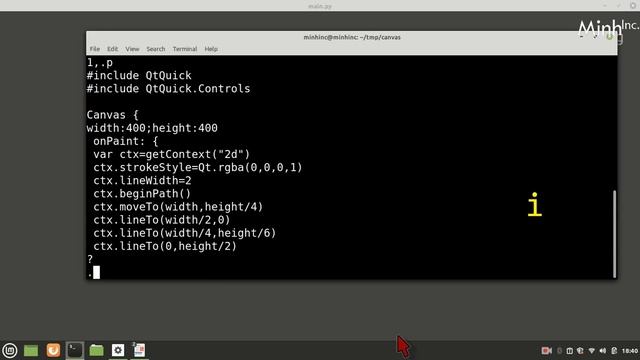 Canvas drawing in Qml | Python Qt | minhinc.42web.io | Pyside6 смотреть онлайн