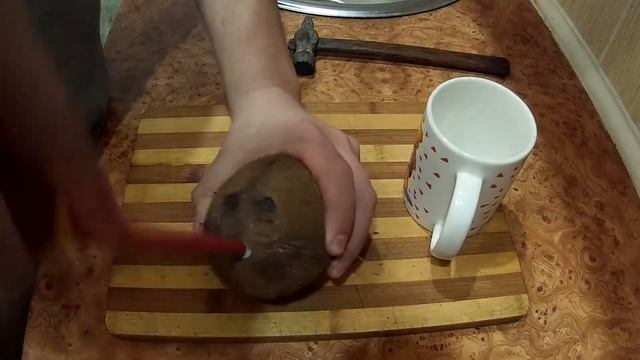 Как быстро расколоть и открыть кокосовый орех в домашних условиях смотреть онлайн