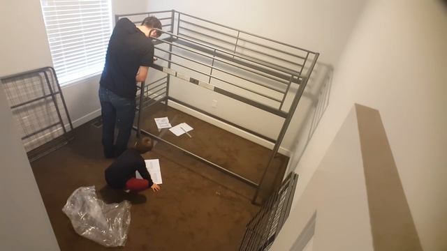 Ikea Svarta Aluminum Bunk Bed 2016 Assembly Timelapse