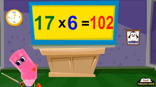 Tutorial | 17 Times Table | Children Songs In English With Lyrics