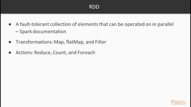 Spark for Data Analysis in Scala : Spark Abstractions: RDD, DataFrame | packtpub.com смотреть онлайн