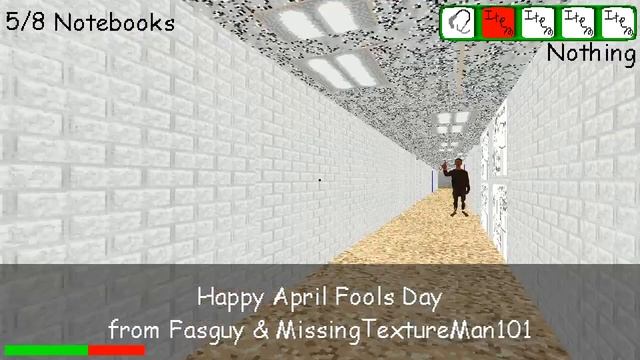 Baldi's Basics Full game public demo mod menu (Happy April Fools Joke) for (Fasguy) смотреть онлайн