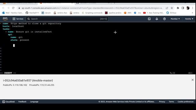 Ansible HTTPS Method to Clone Git Repo. | Tamail | HarshaSelvi смотреть онлайн