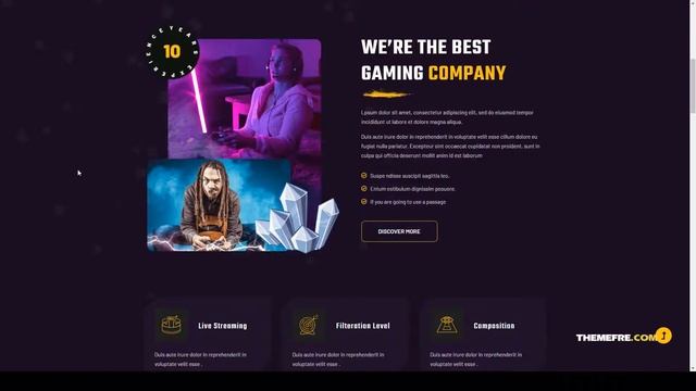 Eoorox - Gaming and eSports WordPress Theme live-streaming game-portal смотреть онлайн