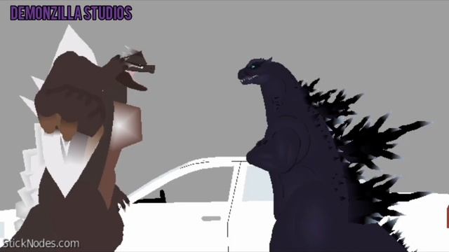 Godzilla Buys A New Car (Stick Nodes Animation) смотреть онлайн