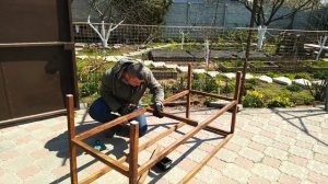 Клетка для кроликов своими руками (на 2-е секции для молодняка)