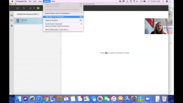 Downloading Files to your TI84 from a MacBook смотреть онлайн