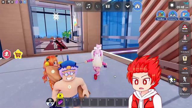 The Squad Goes Snowboarding In Roblox! смотреть онлайн