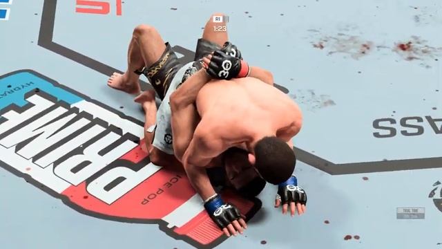 Ислам Махачев vs Хабиб Нурмагомедов (CPUvsCPU) UFC5 смотреть онлайн