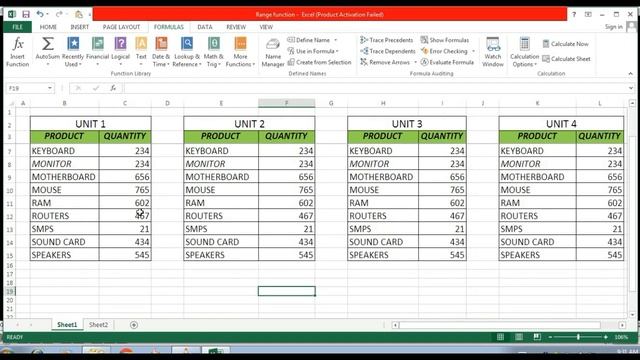 Define Name or Name Range in Excel смотреть онлайн