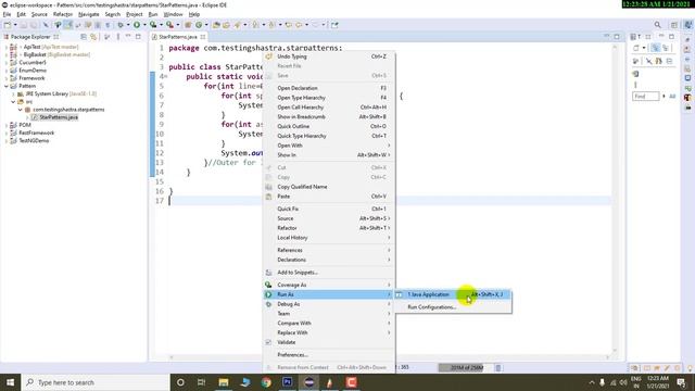 [!SOLVED] Star Pattern using Java | Java Interview Program смотреть онлайн