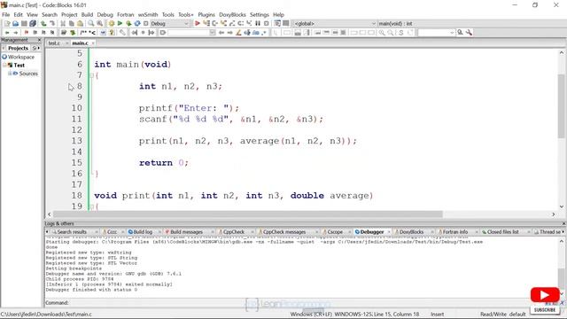 37 Code Blocks Debugger (c programming for beginners) смотреть онлайн