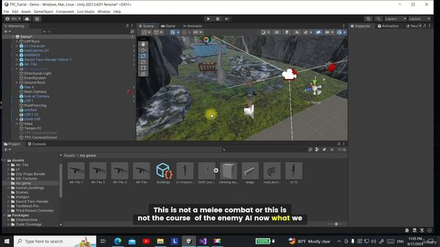 Udemy – COMPLETE FIRST-THIRD PERSON COURSE IN UNITY 2024 _ BEGINNERS смотреть онлайн