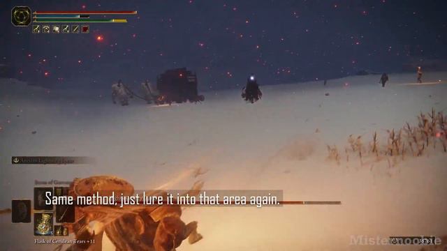 Night's Cavalry cheese in Consecrated Snowfield - Elden Ring смотреть онлайн