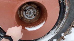 Цепи на колеса на Т-25.